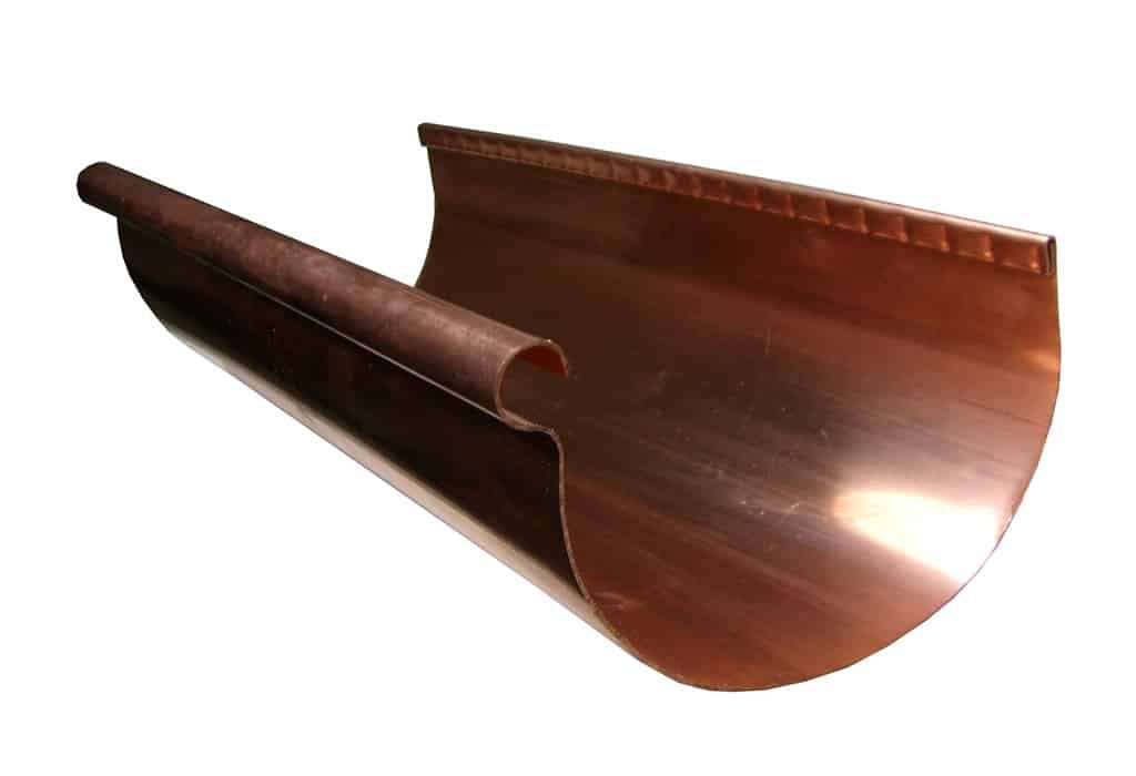 Copper Gutter Installation
