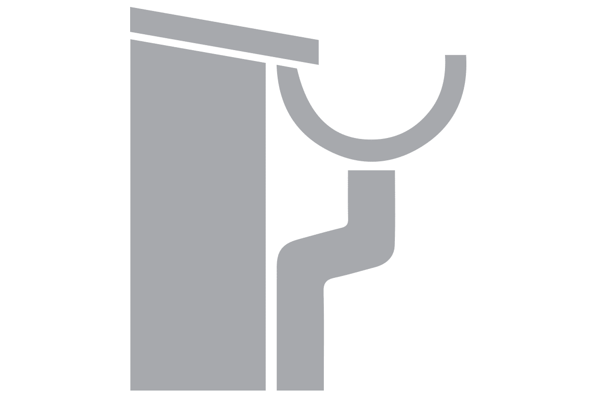 gutter spout icon